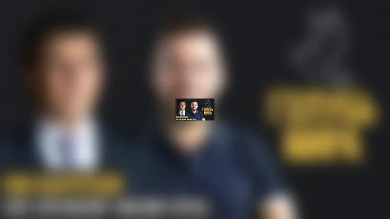 Podcast artwork for the six hundredth episode with the two hosts