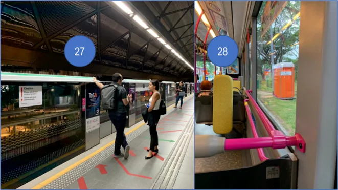 Singapore metro, called the Mass Rapid Transit system, has safe barriers preventing people from jumping or falling into