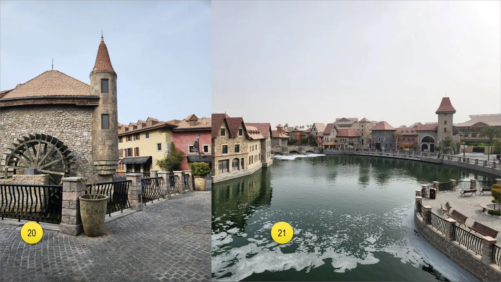 It’s surprisingly fast to switch from the Arabic to European motives by travelling to Riverland and finding yourself