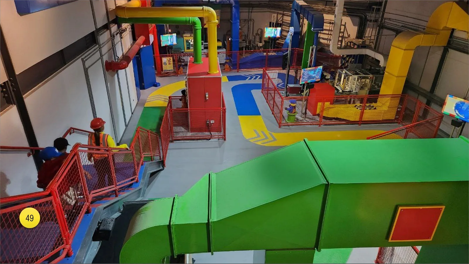There is a Legoland there, and one of its attractions is to visit mini-version of the brick factory.