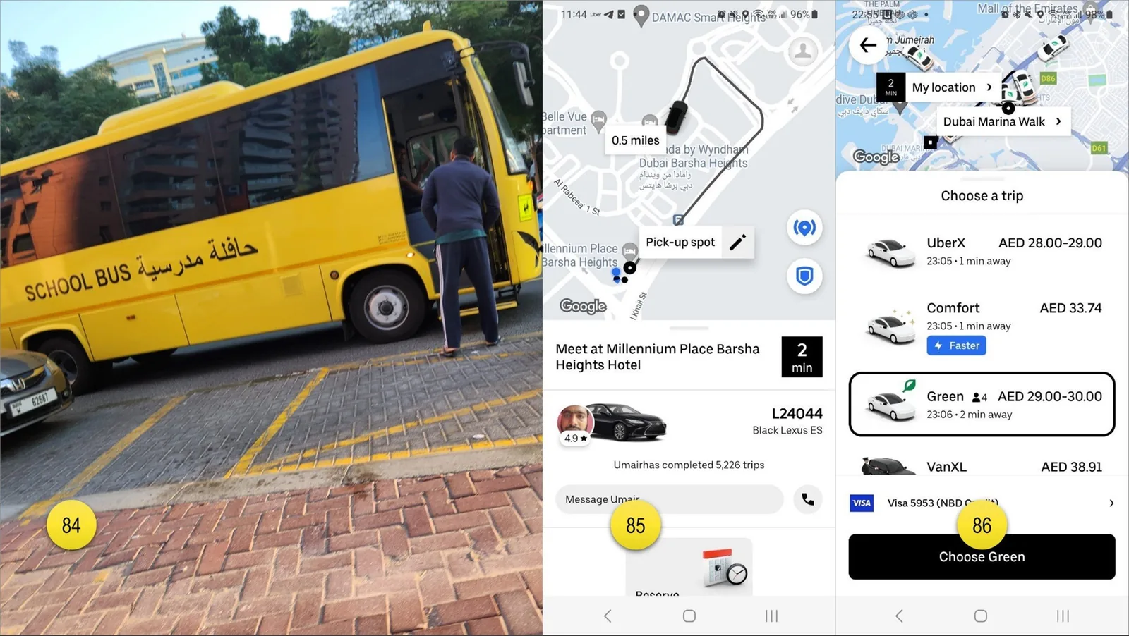 School buses are responsible for delivery of kids.