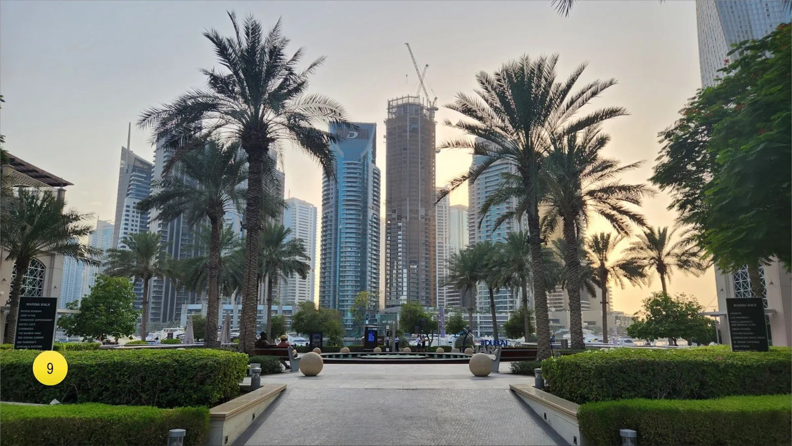 One of the first must-see places in the state of the emirate would be Dubai Marina (9).