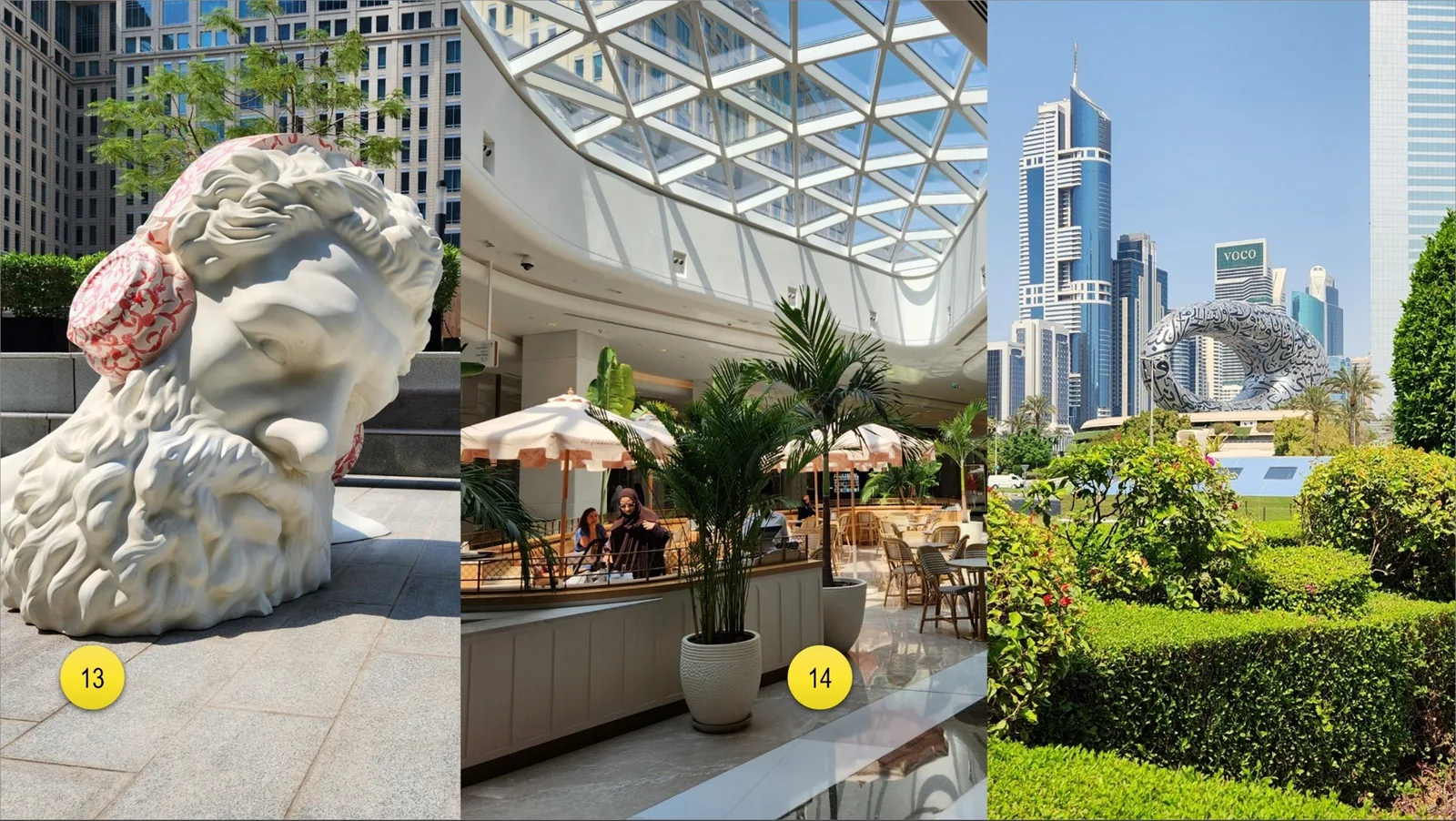 While Financial Centre and Business Bay areas may be the home for white collars, there is always time for an art.