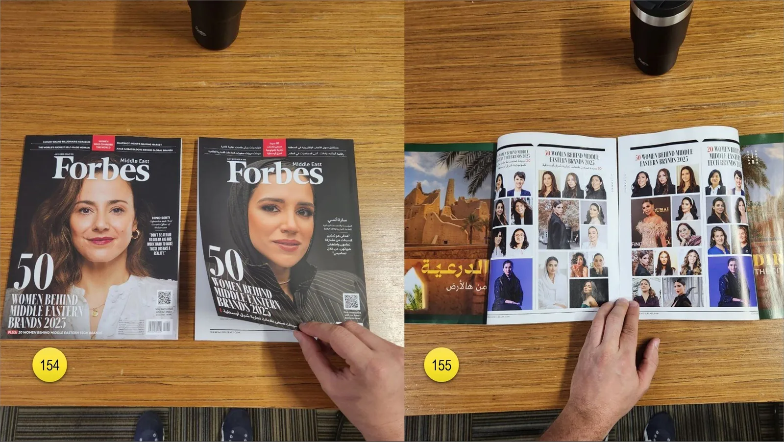 Forbes comes in two versions: in English and Arabic (154).
